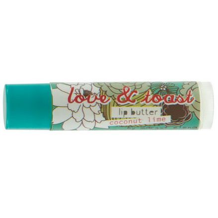 Love&Toast by Margot Elena, Lip Butter, Coconut Lime 4.25g