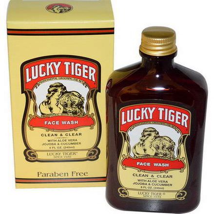 Lucky Tiger, Face Wash, Clean&Clear 240ml