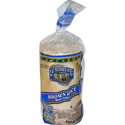 Lundberg, Brown Rice Rice Cakes, Lightly Salted 241g