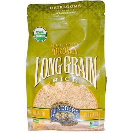 Lundberg, Organic Brown Long Grain Rice 907g