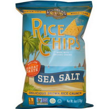 Lundberg, Rice Chips, Sea Salt 170g