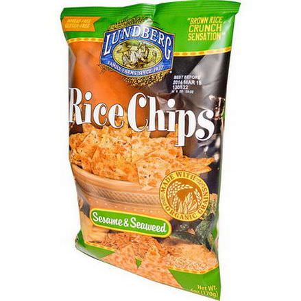Lundberg, Rice Chips, Sesame&Seaweed 170g