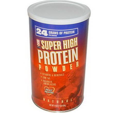 MLO Natural, Super High Protein Powder 454g