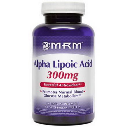 MRM, Alpha Lipoic Acid, 300mg, 60 Veggie Tabs