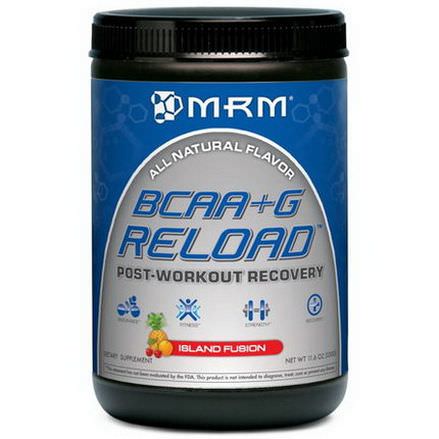 MRM, BCAA+G Reload, Post-Workout Recovery, Island Fusion 330g