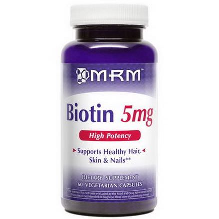 MRM, Biotin, 5mg, 60 Veggie Caps