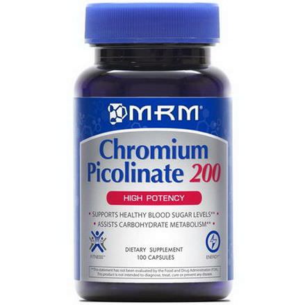 MRM, Chromium Picolinate 200, High Potency, 100 Capsules