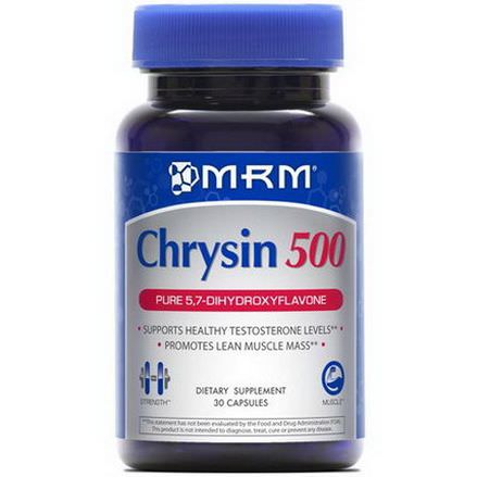 MRM, Chrysin 500, 30 Capsules