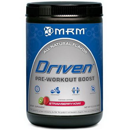 MRM, Driven, Pre-Workout Boost, Strawberry-Kiwi 350g