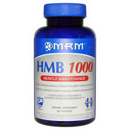 MRM, HMB 1000 Muscle Maintenance, 60 Capsules