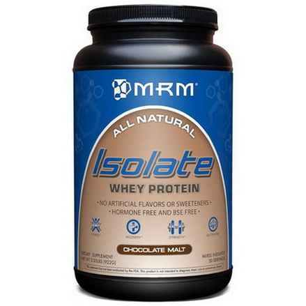 MRM, Isolate Whey Protein, Chocolate Malt 922g