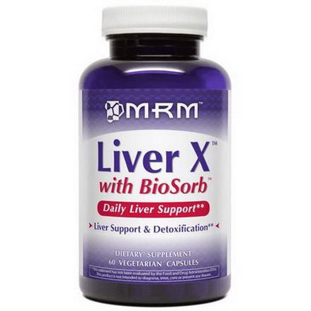MRM, Liver X with BioSorb, 60 Veggie Caps