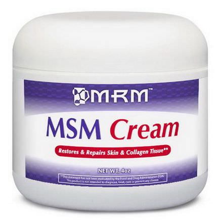 MRM, MSM Cream, 4 oz