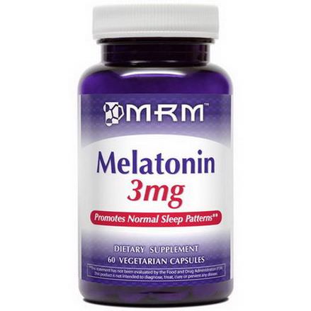 MRM, Melatonin, 3mg, 60 Veggie Caps