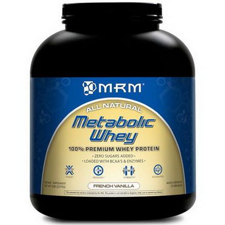 MRM, Metabolic Whey, 100% Premium Whey Protein, French Vanilla 2270g