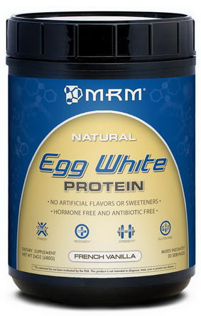MRM, Natural Egg White Protein, French Vanilla 680g
