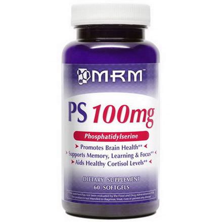 MRM, PS, Phosphatidylserine, 100mg, 60 Softgels