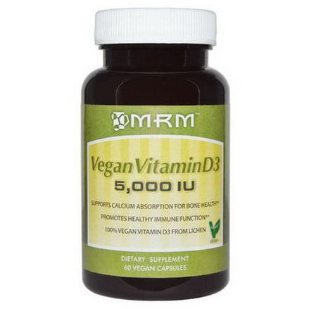 MRM, Vegan Vitamin D3, 5,000 IU, 60 Vegan Caps