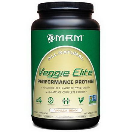 MRM, Veggie Elite, Performance Protein, Vanilla Bean 1,020g