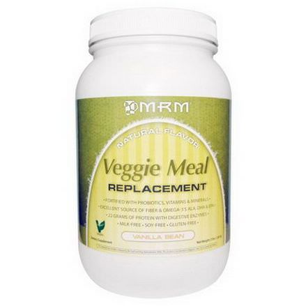 MRM, Veggie Meal Replacement, Vanilla Bean 1,361g