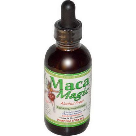 Maca Magic, A Bio-Active Extract of Raw Maca Hypocotyl, Alcohol Free 60ml