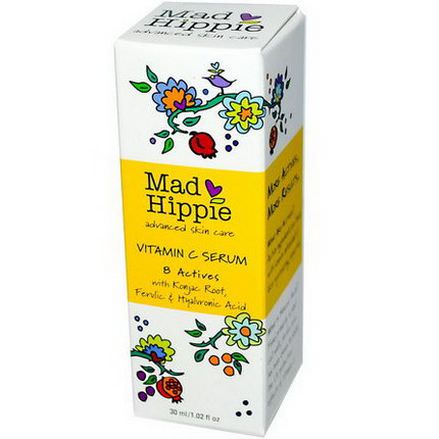 Mad Hippie Skin Care Products, Vitamin C Serum, 8 Actives 30ml