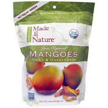 Made in Nature, Mangoes, Dried&Unsulfured 227g