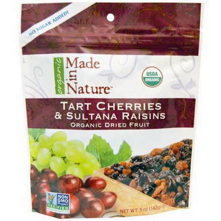 Made in Nature, Organic Dried Fruit, Tart Cherries&Sultana Raisins 142g