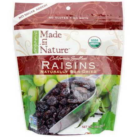 Made in Nature, Organic Raisins 170g