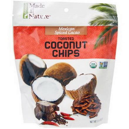 Made in Nature, Organic Toasted Coconut Chips, Mexican Spiced Cacao 85g