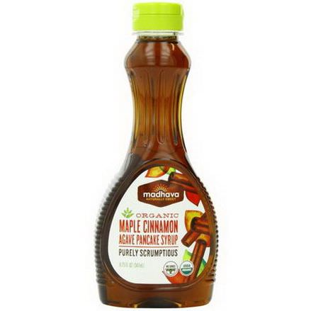 Madhava Natural Sweeteners, Organic Maple Cinnamon Agave Pancake Syrup 347ml