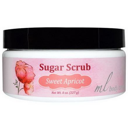 Madre Labs, Sugar Scrub, Sweet Apricot 227g