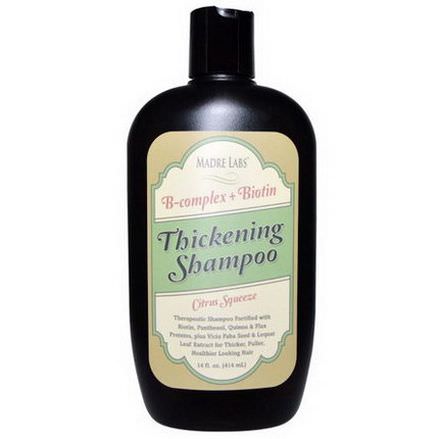 Madre Labs, Thickening Shampoo, Citrus Squeeze 414ml