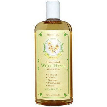 Madre Labs, Witch Hazel Toner, Unscented, Alcohol-Free 355ml