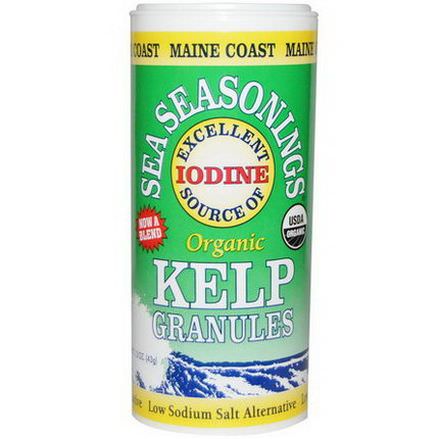 Maine Coast Sea Vegetables, Organic, Sea Seasonings, Kelp Granules 43g