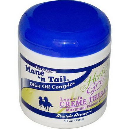 Mane'n Tail, Herbal Gro, Leave-In Creme Therapy 156g