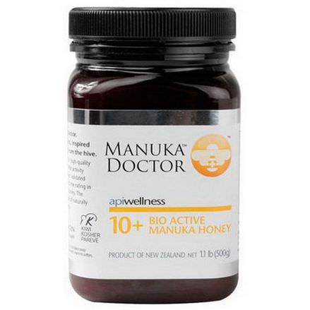 Manuka Doctor, Apiwellness, 10+ Bio Active Manuka Honey 500g