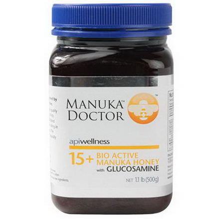 Manuka Doctor, Apiwellness, 15+ Bio Active Manuka Honey with Glucosamine 500g