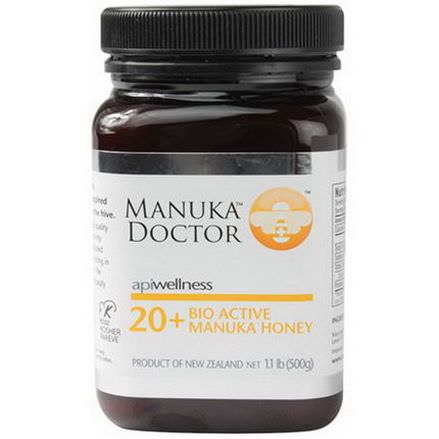 Manuka Doctor, Apiwellness, 20+ Bio Active Manuka Honey 500g