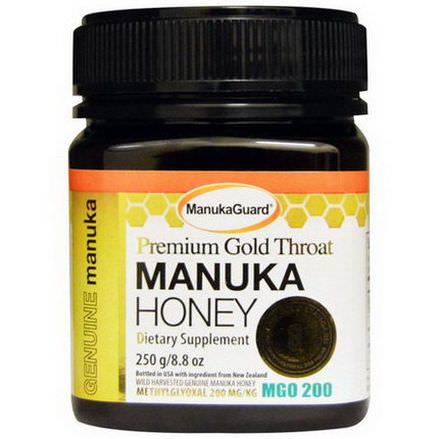 Manuka Guard, Premium Gold Throat, Manuka Honey 250g