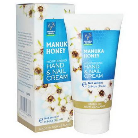 Manuka Health, Manuka Honey, Moisturizing Hand&Nail Cream 75ml