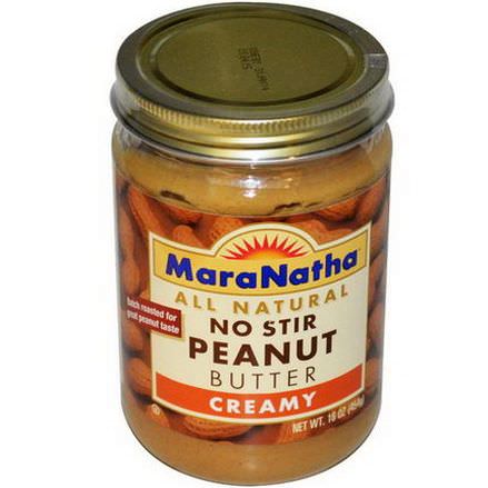 MaraNatha, No Stir Peanut Butter, Creamy 454g