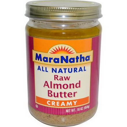 MaraNatha, Raw Almond Butter, Creamy 454g