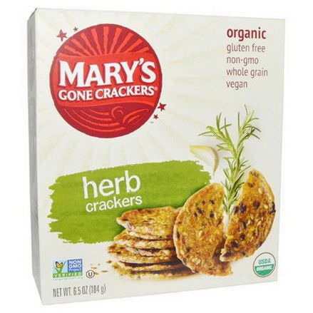 Mary's Gone Crackers, Organic, Herb Crackers 184g