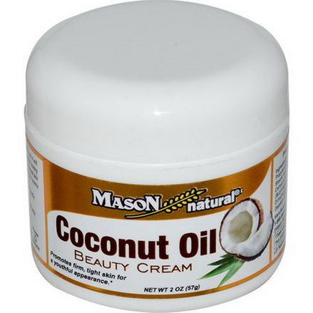 Mason Vitamins, Coconut Oil, Beauty Cream 57g
