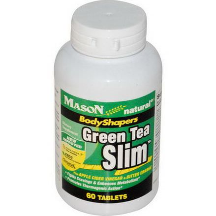 Mason Vitamins, Green Tea Slim, 60 Tablets