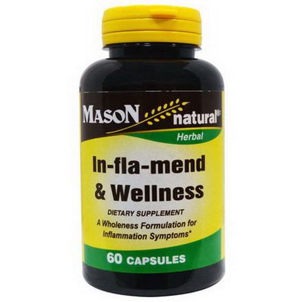 Mason Vitamins, In-fla-mend&Wellness, 60 Capsules