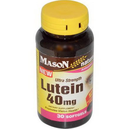 Mason Vitamins, Lutein, 40mg, 30 Softgels