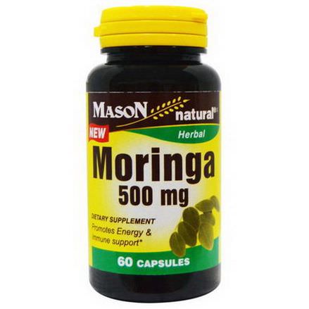 Mason Vitamins, Moringa, 500mg, 60 Capsules