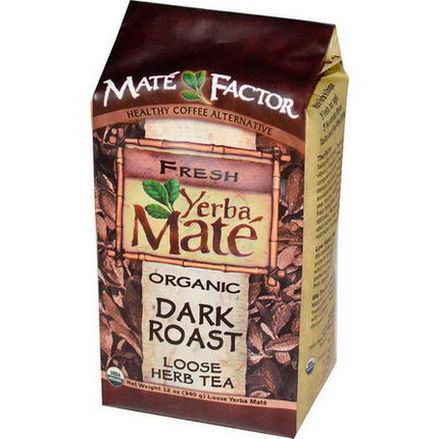 Mate Factor, Organic Yerba Mate, Dark Roast, Loose Herb Tea 340g